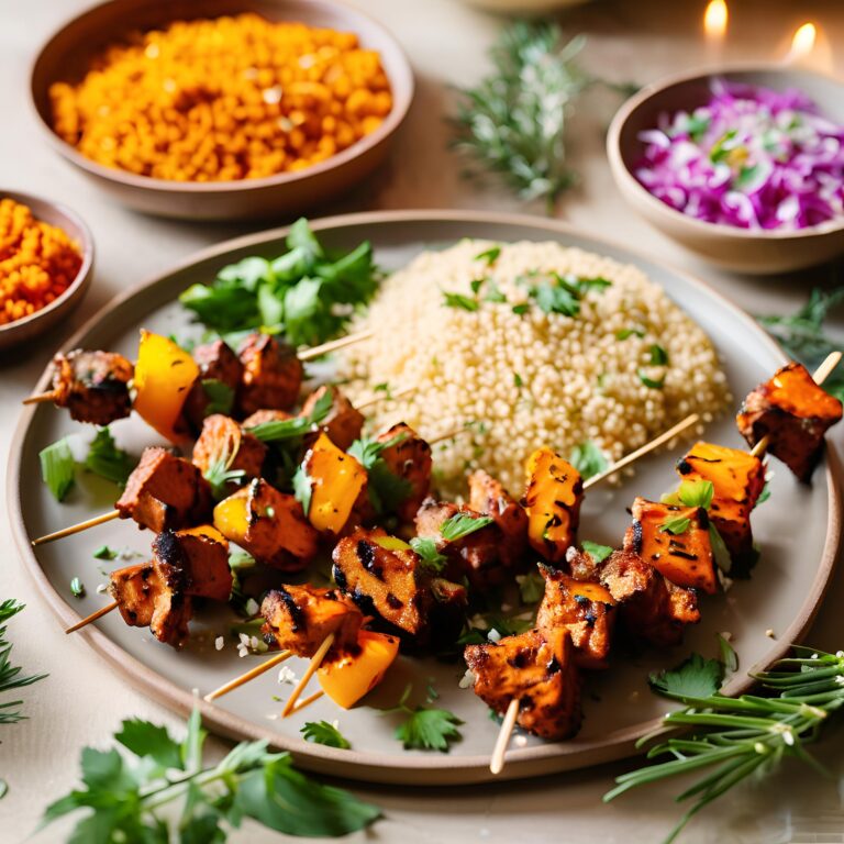 Dinner ___Soya Tikka Skewers with Couscous_20241028_132019_0000